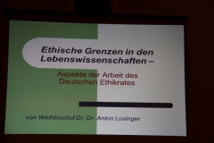 Weilheimer Glaubensfragen -Weihbischof Dr. Dr. Anton Losinger